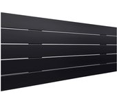Dhome cabecero de madera reciclada dm estilo palet horizontal 105x46cm camas 105 - negro sólido