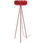 Farola tosel tiago metal trípode rojo d40 x h165 cm