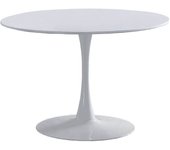 Mesa redonda chiara pata tipo tulipa ø110 cm, color blanco