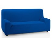 Valentia home funda sofá elástica camelia 4 plazas azul eléctrico (220 a 260 cm)