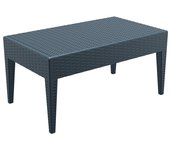 Mesa de centro miami lounge rattan gris oscuro siesta exclusive