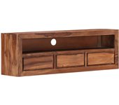 Mueble de tv | mueble de salón | mesa de tv de madera maciza de sheesham 120x30x40 cm cfw28685
