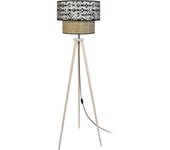 Farola tosel cochin t tela trípode natural d40 x h162 cm