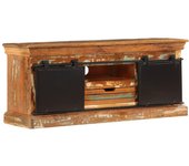 Mueble para la tv | mueble de salón | mesa de tv madera maciza reciclada 110x30x45 cm cfw93630