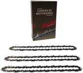 Pack 3 cadena de motosierra 3/8 bajo perfil 043-1,1-45 eslabones y diente redondo compatible con husqvarna, makita, bosch