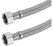 Latiguillo flexible inoxidable h-h 3/8-3/8 30 cm
