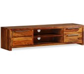Mueble de tv | mueble de salón | mesa de tv madera maciza de sheesham 120x30x30 cm cfw33232