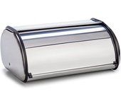 Tienda eurasia - panera de acero inoxidable, 43 x 28 x 12 cm, acabado cromado