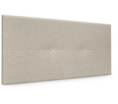 Dhome cabecero de lino natural con botones 95x50cm camas 90 - beige