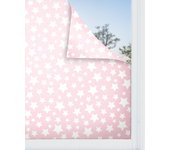 Panorama vinilo para ventanas estrellas color rosa 120x100 cm - vinilos adhesivo para cristal - pegatina opaca - vinilo translúcido