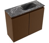 Mondiaz ture-dlux 60cm mueble fondo reducido rust. eden lavabo posición derecho lava. 1 orificio.