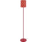 Farola tosel etoiles metal vertical rojo d20 x h90 cm
