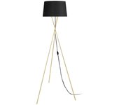 Farola tosel midgard tela trípode dorado d60 x h150 cm