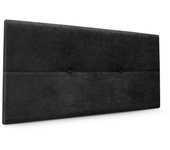 Dhome cabecero de tela aqualine con botones 105x50cm camas 105 - negro