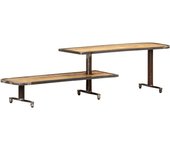 Mueble para tv | mueble de salón | mesa de tv de madera maciza de mango 160x30x40 cm cfw68053