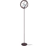 Farola tosel urano metal vertical castaño d28 x h165 cm