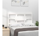 Cabecero de cama，panel de cabecera，decoración de pared madera maciza de pino blanco 105,5x4x100 cm cfw66975