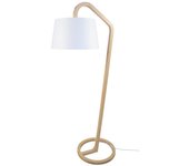 Farola tosel mokuzai tela arqueado natural d50 x h162 cm