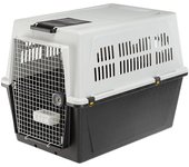 Ferplast transportín para perros de talla grande atlas 70, caja para transportar perros grandes con comedero y accesorios incluidos, puerta de acero