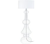 Farola tosel pagoda tela columna blanco, blanca d60 x h170 cm