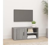Mueble para tv | mueble de salón | mesa de tv madera contrachapada gris sonoma 80x31,5x36 cm cfw76952