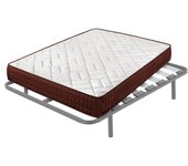 Colchón viscosoft ergos 18 + somier hermes con 5 patas de 32 cm | medidas: 150x190x18 cm