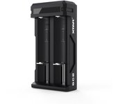 Cargador rápido para baterías cilíndricas li-ion 18650 xtar sc2