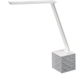 Flexo led con altavoz y puerto usb asimio blanco 12w luz fría