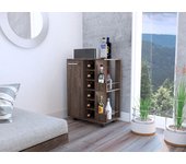 Carrito de bar, bar cart, con botellero y ruedas