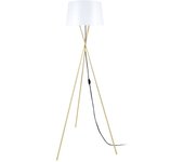 Farola tosel midgard tela trípode dorado d60 x h150 cm