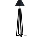 Farola tosel linkoping tela columna negro d40 x h155 cm