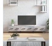 Mueble para tv | mueble de salón | mesa de tv madera de ingeniería gris hormigón 150x36x30 cm cfw22932