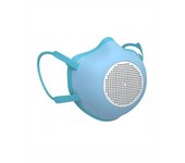 Mascarilla guzzini con 4 filtros multicapa azul