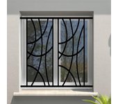 Cuadrícula de arcade de defensa para la ventana h = 65 cm x w = 120 cm (costa de tabla)