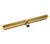 Canaleta de ducha slim, color:dorado, largo:70 cm