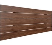 Dhome cabecero de madera reciclada dm estilo palet horizontal 110x46cm camas 105 - nogal madera