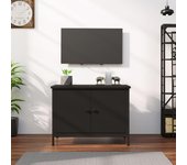 Mueble de tv | mueble de salón | mesa de tv con puertas madera contrachapada 60x35x45 cm cfw92474
