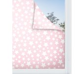 Panorama vinilo para ventanas estrellas color rosa 120x300 cm - vinilos adhesivo para cristal - pegatina opaca - vinilo translúcido