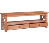 Mueble tv 120 x 30 x 40 cm madera maciza de caoba
