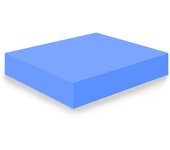 Plancha de espuma poliuretano multiusos - medida: 60 x 120 x 13 cm de grosor - dureza firme - densidad 25 kg/m3