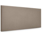 Dhome cabecero de tela aqualine liso 110x50cm camas 105 - tierra
