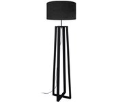 Farola tosel manon n tela columna negro d40 x h155 cm