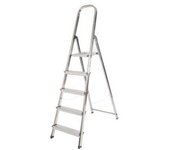 Escalera unica aluminio 5 peldaños