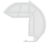Soporte muelle lavadora whirlpool 481240448746