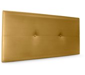 Dhome cabecero de polipiel con botones 110x50cm camas 105 - dorado