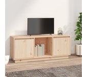 Mueble de tv | mueble de salón | mesa de tv de madera maciza de pino 110,5x35x44 cm cfw21419