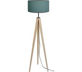 Farola tosel cashemire tela trípode natural d45 x h163 cm