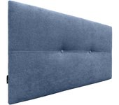 Dhome cabecero de tela aqualine con botones 105x50cm camas 105 - azul