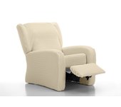 Funda sofá sillon relax playa natural 1 plaza - natural - relax - 4 piezas