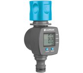 Medidor de flujo de agua manguera de jardín pantalla de conexión rápida lcd litro/galón